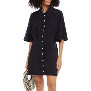 Ba&sh Mini Cara Shirt Dress in Black EUC